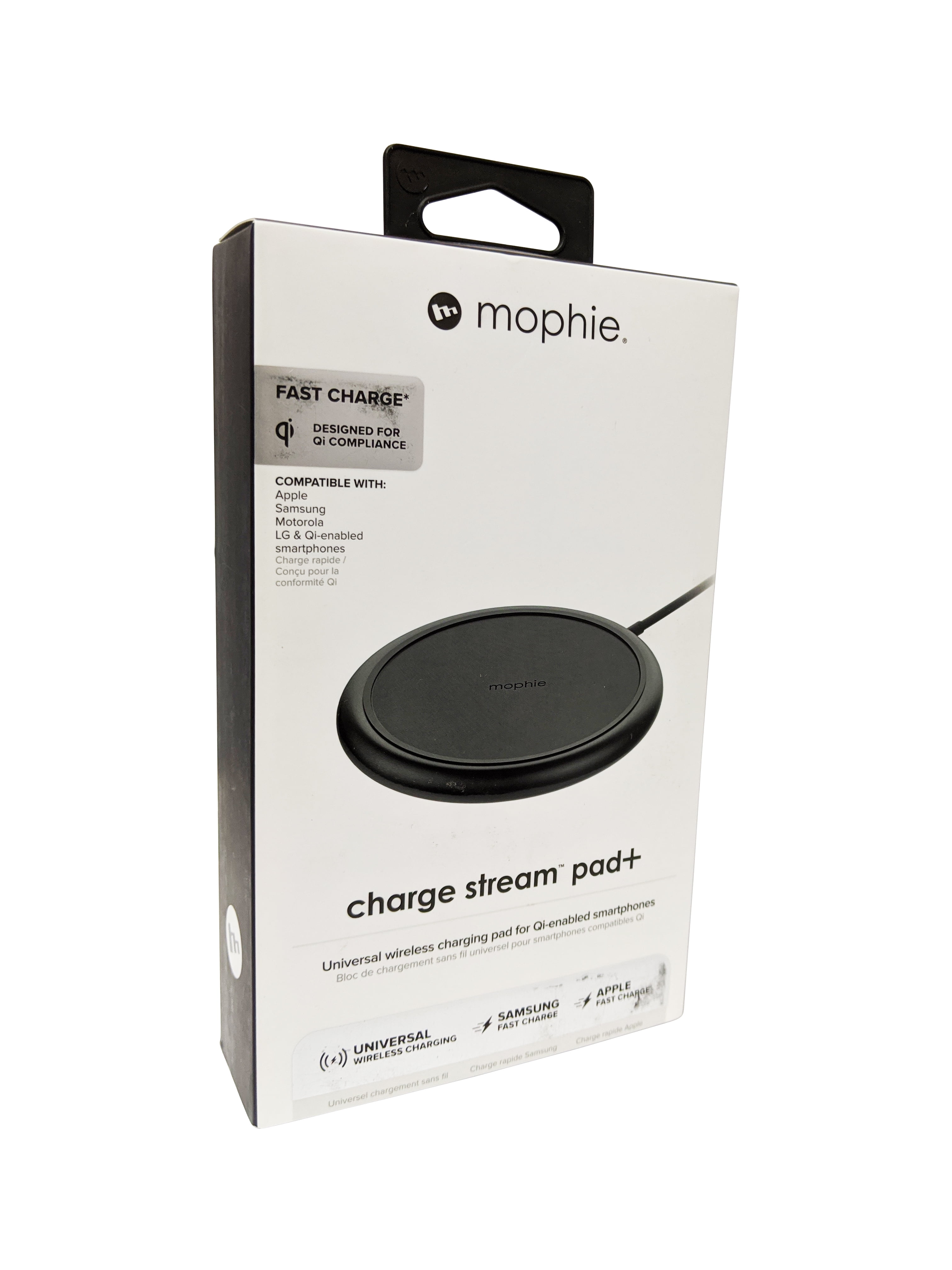 Mophie 419901482 Universal Wireless Charge Stream Pad Plus Black – WHITE BOX – Cables 4 Phones