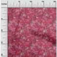 thumbnail image 2 of oneOone Cotton Poplin Pink Fabric Abstract Floral Quilting Supplies Print Sewing Fabric By The Yard 56 Inch Wide, 2 of 4