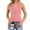 Pink(New&Fashion), variant on ZHYou No Boundrie Women's V Neck Sleeveless Tank Tops Pleated Front Wrap Loose Fit Flowy Casual Summer Pullover Blouses for Women White Size M
