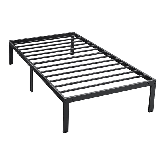 Gianna Sturdy Metal Platform Bed Frame - Twin Size with 14" Under Bed Storage Space, Durable and Easy Assembly