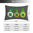 thumbnail image 4 of Disketp Pillow Covers Spring St Patrick’s Day Pattern Throw Pillow Case Cushion Covers,Cushion For Bedroom,Couch,Home-14"X20", 4 of 9