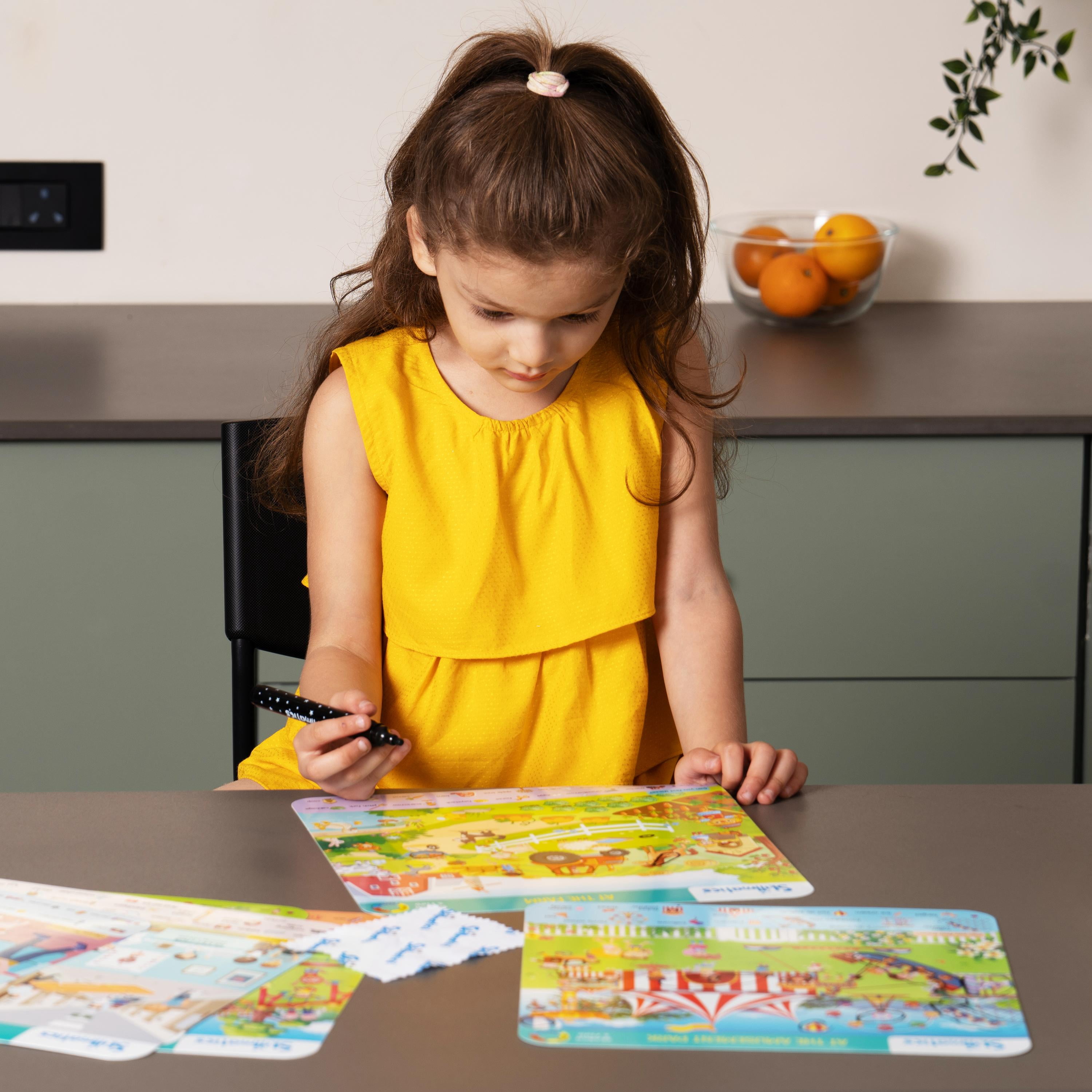 Skillmatics Educational Game, I Can Count, Activity Mats, Dry Erase Markers, for Ages 3+, Cardboard