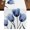 Blue, variant on Blue Tulip Flower Table Runner 36 Inches Long for Dining Tables, Vintage Spring Plant Floral Botanical Cotton Linen Table Runner Coffee Tablerunners Dresser for Kitchen Party Holiday Decor 13"x36"