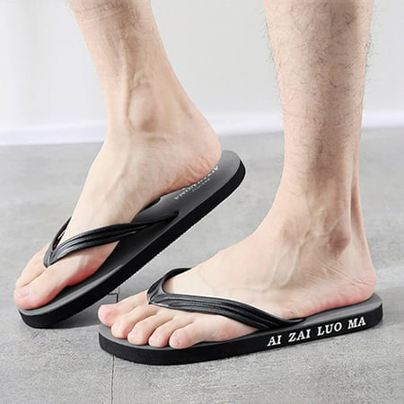 

Cathalem Memory Foam Flip Flops for Men Flip Flops Men Summer Flat Soft Bottom Comfortable Lightweight Casual Mens Slides Size 13 Grey 11
