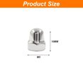 thumbnail image 5 of 50PCS M5-0.8mm Acorn Cap Nuts, Stainless Steel Hex Cap Dome Head Nuts Locknuts, Bright Finish, 5 of 5