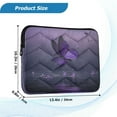thumbnail image 3 of Iauyy（L)15.7 inch Laptop Sleeve,Shockproof Durable Computer Carrying laptop Bag，Slim Cover for 15.7-16 inch HP Dell Lenovo Asus Notebook,The Wings Are Black, 3 of 7
