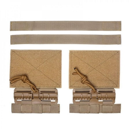 

Tactical Quick Release Buckle SetSingle Point Molle Buckle Set with Hook and Loop Fastener for JPC CPC NCP XPC VEST