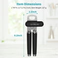 thumbnail image 3 of Ultrean Heavy Duty Smooth Edge Can Opener Manual Bottle Opener for Seniors with Arthritis, Easy to Turn Seafood/Fruits/Pet Food Cans, Kitchen Essentials Tool for Home/Campaing/Travel/Outdoor, 3 of 9