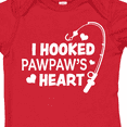 thumbnail image 4 of Inktastic I Hooked Pawpaw's Heart with Fishing Rod Boys or Girls Baby Bodysuit, 4 of 5