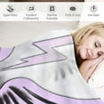 thumbnail image 3 of Orinice Wings Lightning Angel Warm Lightweight Blanket Soft Fleece Blankets for All Seasons - Multiple Sizes Available 50x60in, 3 of 6