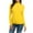Yellow, variant on KBZDBZC Womens T Shirts Women Casual Solid Long Sleeve Mock Turtleneck Blouse Tops Slim Fit Stretchy Layer Tee Shirts Women T Shirt Women's T-Shirts (Green,M)