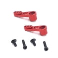 thumbnail image 1 of Dalazy 2 Pièces RC Voiture Servo Bras Modèle Véhicule Métal Direction Bras Réparation Pièces de Rechange pour WL Jouet A949 Rouge, 1 of 1