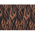 thumbnail image 2 of Zelouf the Wave On Ity  , Sewing, DIY, Crafts Fabric by the Yard, 221 Brown/blk, 1 Yard, 2 of 2
