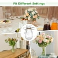 thumbnail image 5 of 12 Pcs Plastic Bud Vases, Clear Hydroponic Vases with Jute Twines & Wrapping Ribbon, Bulk Flower Vases for Centerpieces, Plant Containers for Flower Arrangement and Decoration, 5 of 5