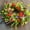 B #2, variant on Spring Summer Artificial Flower Wreath for Front Door | Buttercup & Green Simulation Dried Floral Decor | 40cm or 35cm Size | 1 Piece