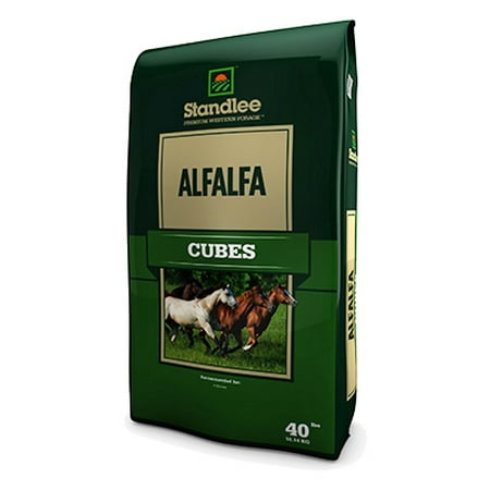 - Standlee Hay 1180-40101-0-0 Forage, Alfalfa Cubes, 40-Lb. Bag