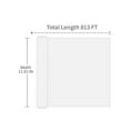 thumbnail image 3 of Clear Food Plastic Wrap, 800 sq. ft. BPA-Free, Optional Slider Cutter & Edge Blade By 24/7 Bags, 3 of 7