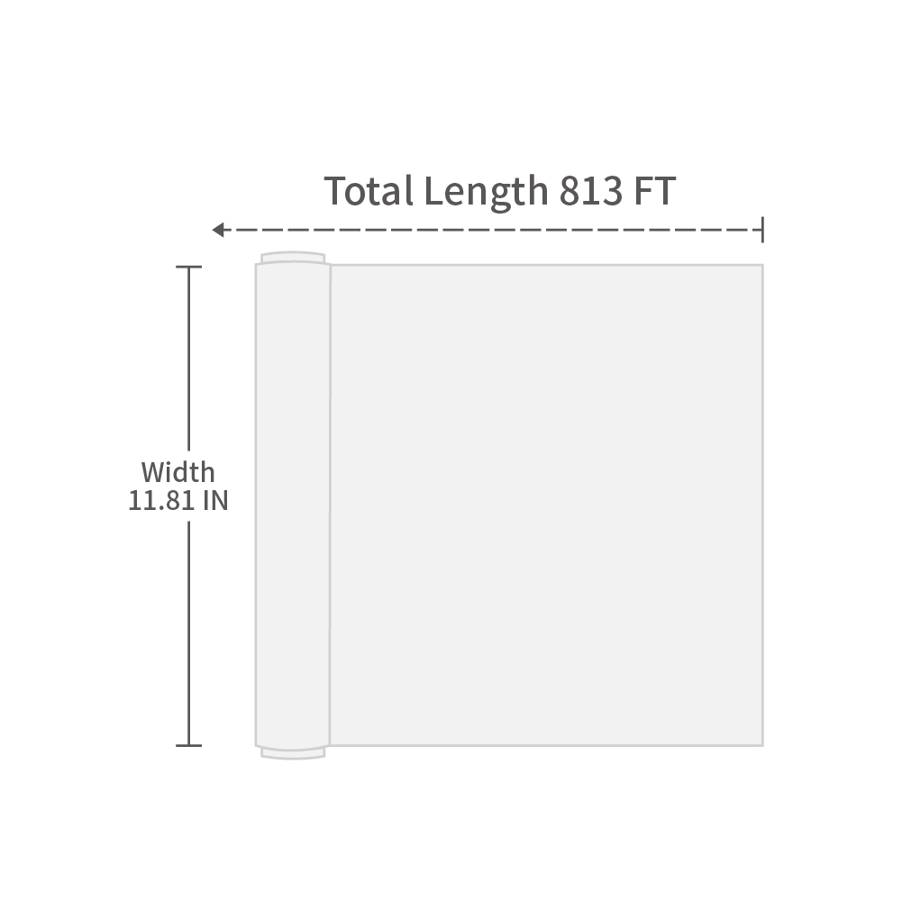 24/7 Bags Clear Food Plastic Wrap, 800 sq ft photo 2