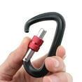 thumbnail image 4 of 5 PCS Carabiner with Screw Lock Gate 12KN Heavy Duty Carabiner Clips for Hammocks Camping, 4 of 8