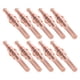 thumbnail image 1 of Reemplazo De Electrodo De Plasma, 9-8215 Tamaño Estándar Material De Latón Resistente Y Duradero Electrodos Cortadores De Plasma Resistentes Al Calor 10 Piezas Para SL60 SL100, 1 of 7
