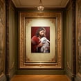 thumbnail image 6 of Religious Wall Art Canvas Print Jesus with Lamb Portrait Christian Wall Decor Home Decor, 6 of 8