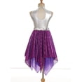 thumbnail image 5 of MSemis Girls Sequins Praise Worship Lyrical Dance Costume Liturgical Dance Dress Purple 16, 5 of 7