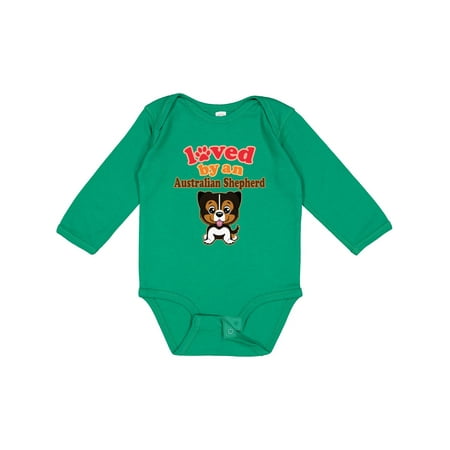

Inktastic Australian Shepherd Dog Gift Gift Baby Boy or Baby Girl Long Sleeve Bodysuit