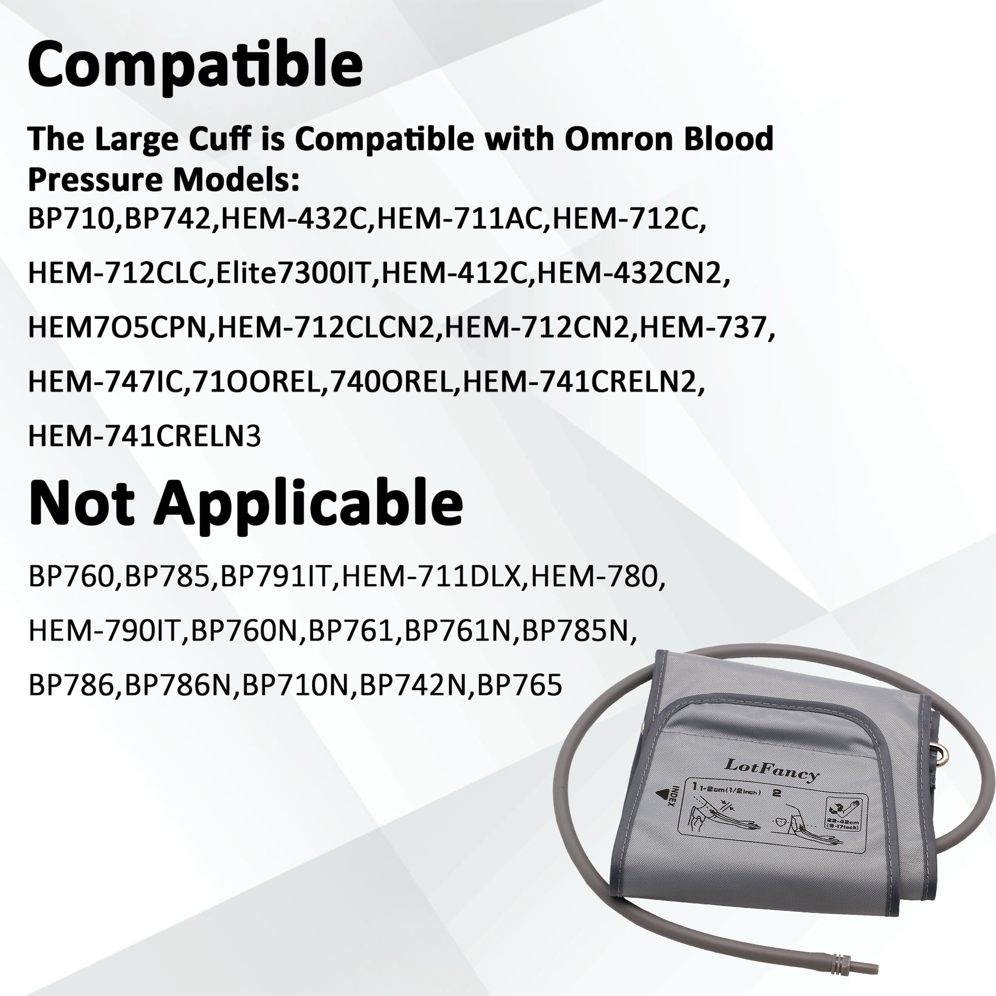  co2CREA Hard Case Replacement for Omron 3 Series Omron M2  Classic Upper Arm Blood Pressure Monitor BP7100 BP710N HEM-7120 Hem-7121  HEM-7124 : Health & Household