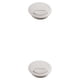 thumbnail image 3 of Scienceny Cubierta de agujero de escritorio de ordenador ABS, portátil, impermeable, aislante, , antioxidante, antideslizante, organizador de 50mm Gris Blanco 2Conjunto, 3 of 6