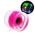thumbnail image 3 of Tignapoo Ensemble de 4 Roues de Planche à Roulettes à DEL en Rose Vif - PU Durable avec Dureté de 78A pour une Adhérence et un Confort Optimaux, Parfait pour Longboards et Cruisers, 2,3 x 1,8 Pouces, 3 of 6