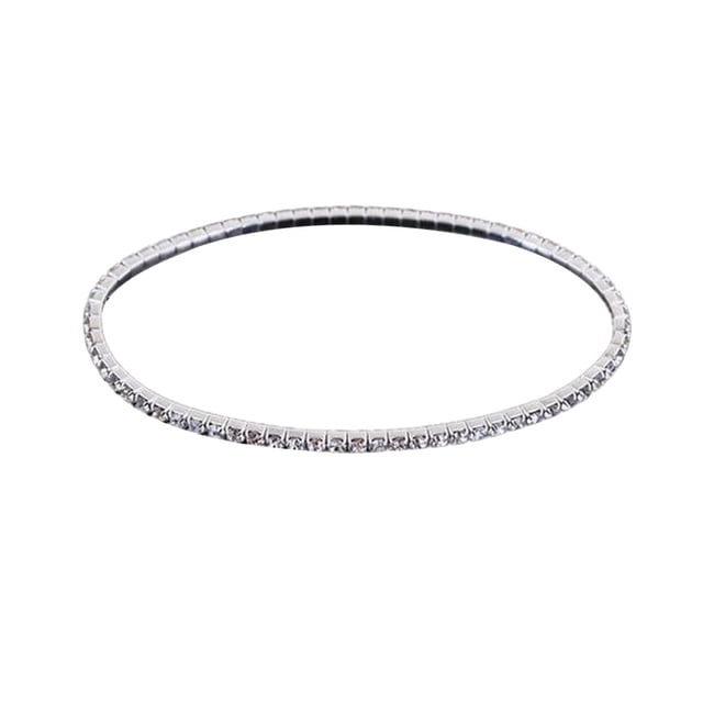 Women Rhinestones Anklet Girls Summer Beach Shining Foot Chain Ankle Crystal Bangle Foot Jewelry