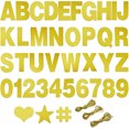 thumbnail image 2 of Kit de Banner Personalizable Brillos Dorados Bricolaje con Letras, Números y Símbolos (130 Bright Creations Bright Creations, 2 of 2