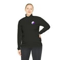 thumbnail image 3 of Yin-Yang - Purple - Unisex Quarter-Zip Pullover, 3 of 4