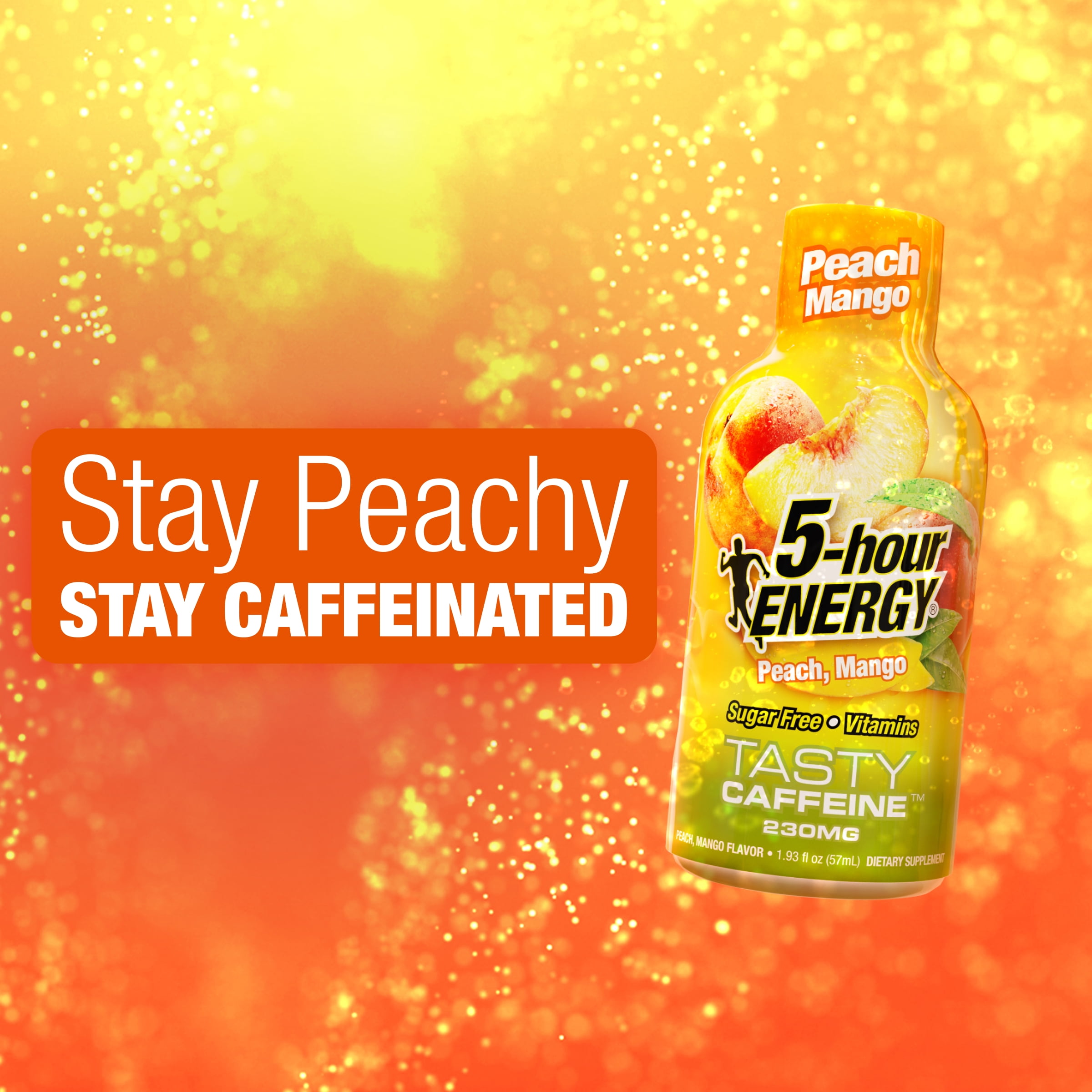 5-hour Energy Shot, Extra Strength, Peach Mango, 6 Count