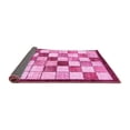 thumbnail image 2 of Ahgly Company Indoor Round Abstract Pink Modern Area Rugs, 7' Round, 2 of 4