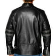 thumbnail image 6 of NomiLeather lambskin leather jacket men – black leather jacket and leather jackets for men (Grey - Large), 6 of 8