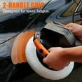thumbnail image 2 of THINKWORK 10-Inch Buffer Polisher Set with 4 Buffing and Polishing Bonnets, 6 Variable Speed 1500-3600 RPM, Double Handle - Ideal for Car Waxing, 2 of 7