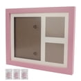 thumbnail image 3 of Pet Pawprint Keepsake Kit Dog Paw Print Frame with Pawprints for Dogs Cats and RabbitsPink Ink Pad Pink Frame, 3 of 8