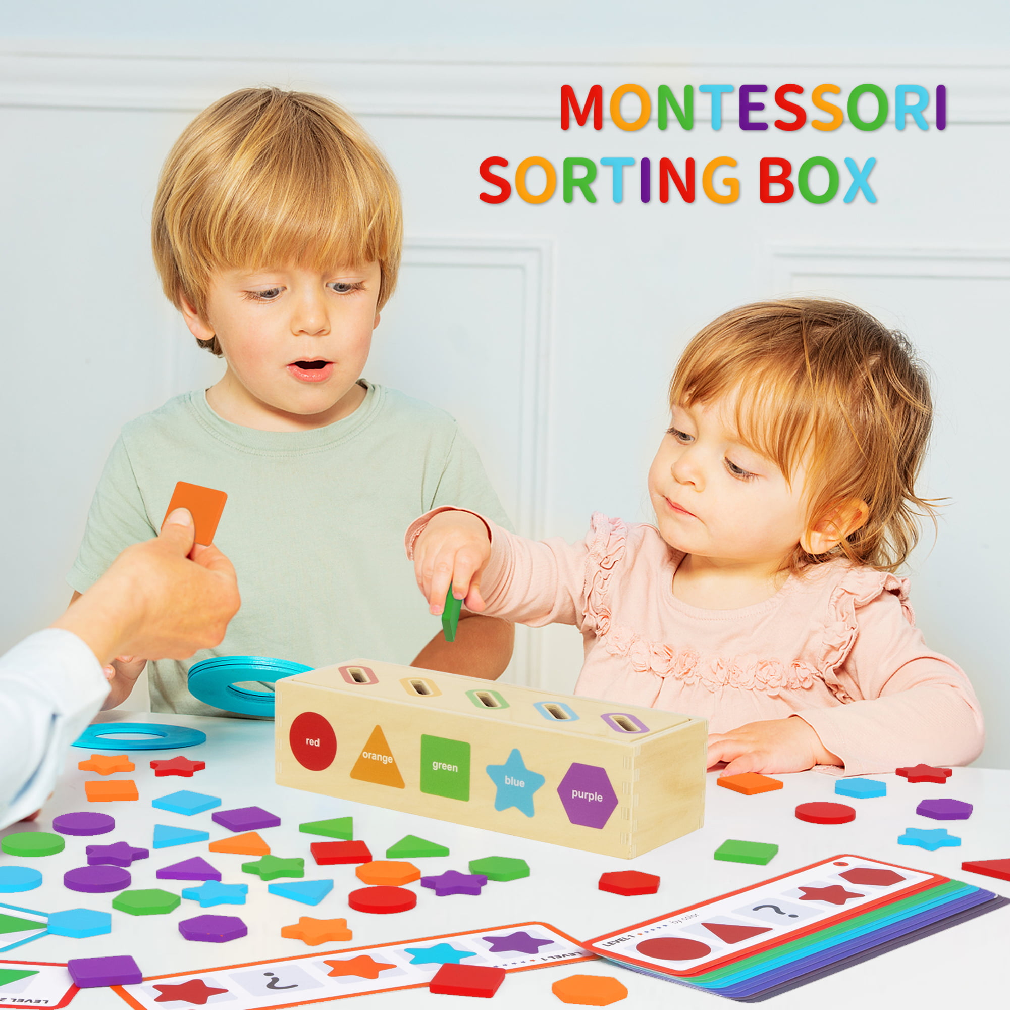 Montessori Wooden Color Sorting Toys - Sensory Toys Matching Game with  Sorting Bowls - Preschool Learning Educational Toddler Toys for 3+ Year Old  Boy and Girl Gifts - Yahoo Shopping