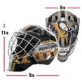 thumbnail image 2 of Mascarilla facial de portero Franklin Sports Pittsburgh Penguins NHL, 2 of 8