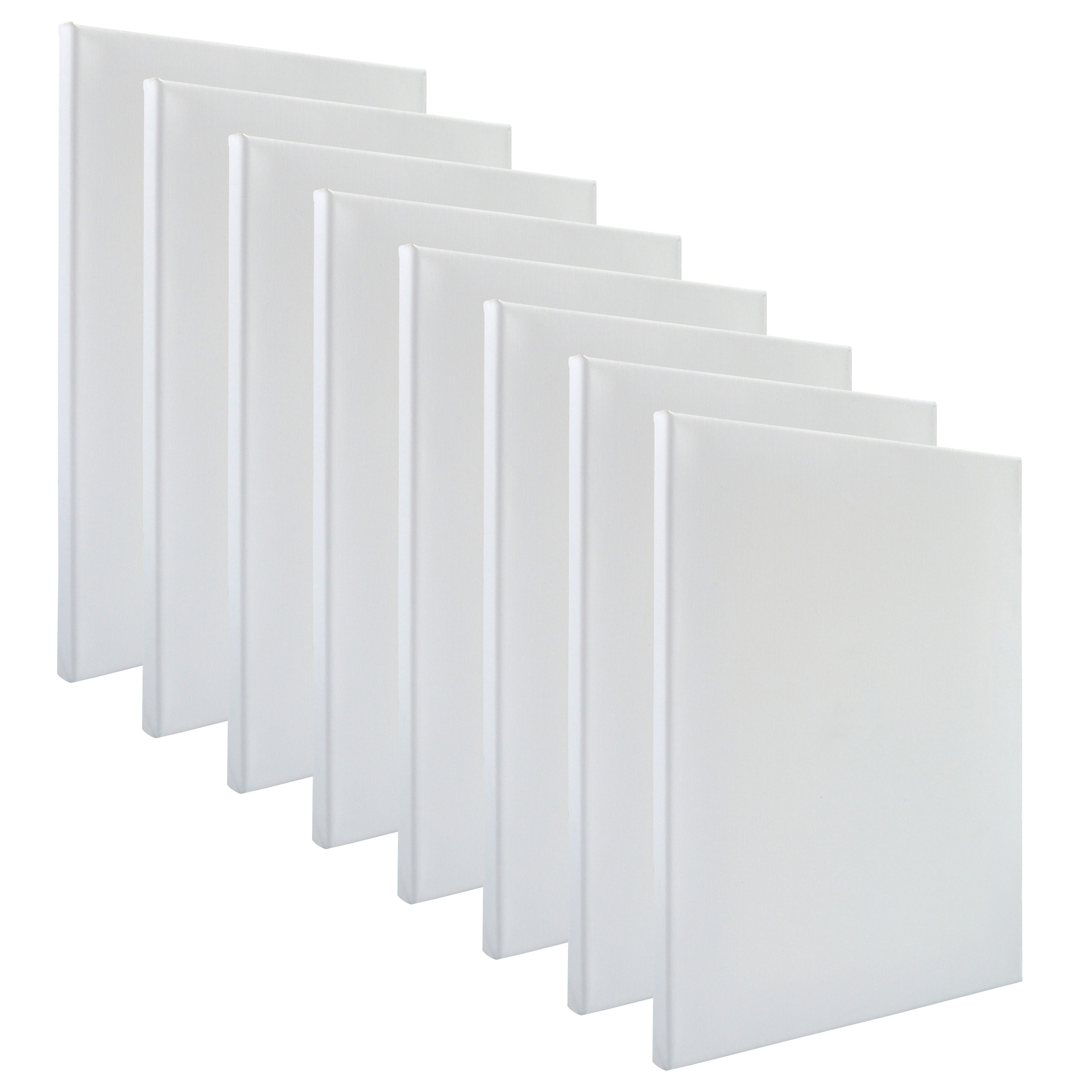 Art Advantage 8x10 Prestretched Bulk Canvas 8 pack