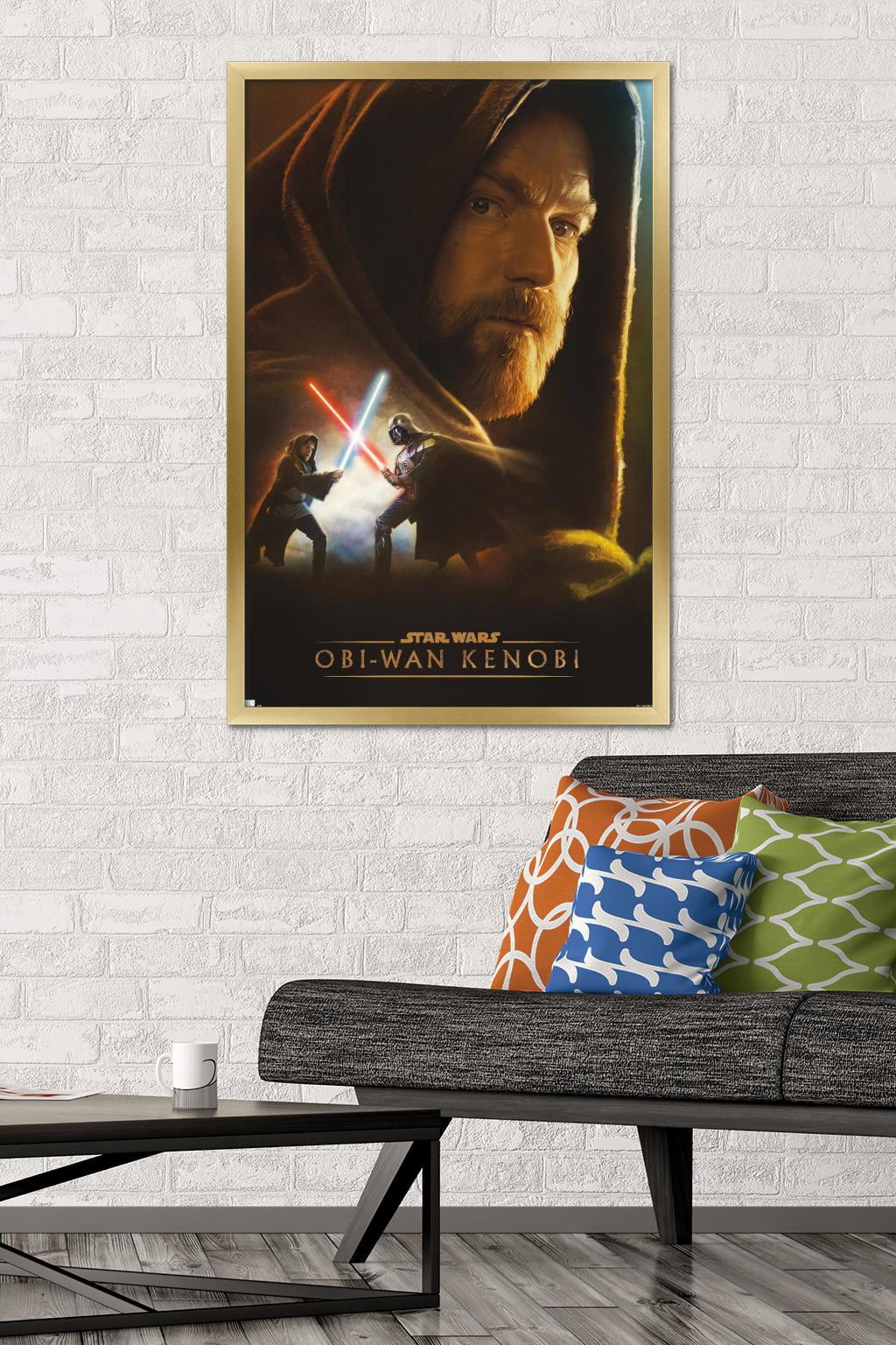 Star Wars: Obi-Wan Kenobi - Obi-Wan Collage Wall Poster, 22.375" x 34" Framed