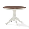 thumbnail image 1 of Crosley Brands KF33100WH Shelby Table à Manger Ronde, Blanc Vieilli, 1 of 7