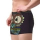 thumbnail image 2 of Balery Boho Owl Calzoncillos bóxer para hombre, ropa interior de algodón suave y transpirable con cinturilla de nailon-Medium, 2 of 5