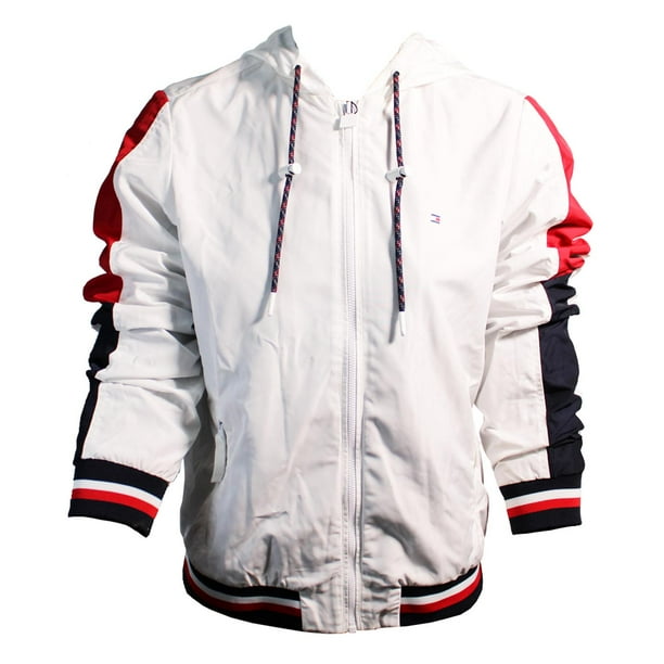 Chamarra Tommy Hilfiger Mujer Bomber Invierno Moda Casual blanco Chico Tommy Hilfiger 76A3477 112