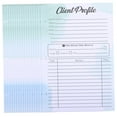 thumbnail image 6 of GOOHOCHY 50pcs Customer Information Sheets Client Profile Record Cards For Small Businesses Safety Information Cards Information Instructions Cards, 6 of 7