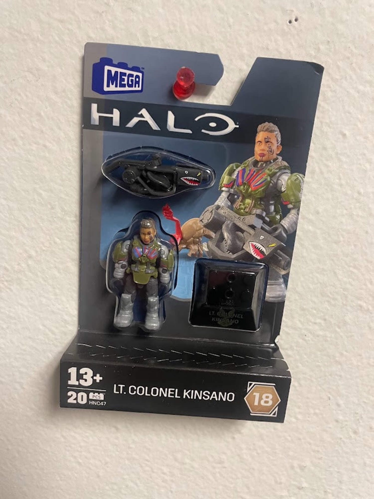 Series 5 Sergeant Johnson Halo Mega Construx good Hero Figure