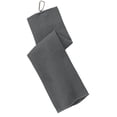 thumbnail image 2 of Port Authority TW60 Waffle Microfiber Golf Towel, Deep Smoke - One Size, 2 of 2