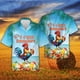 thumbnail image 3 of Camisas de granja con estampado 3D de pollos para hombre, camisa hawaiana informal de playa, camisa informal de manga corta, blusa de un solo pecho, ropa para hombre, 3 of 5