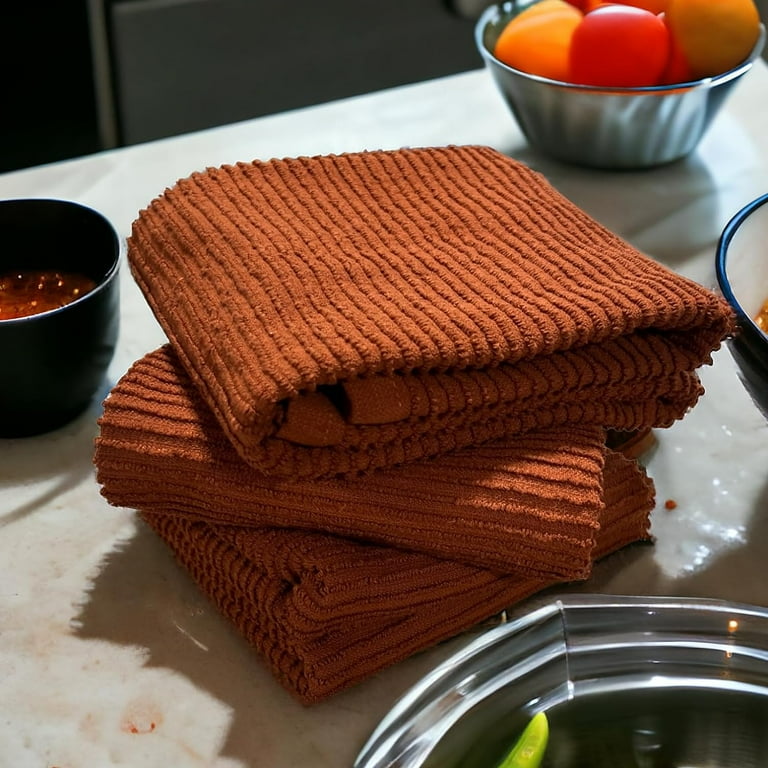 Burnt orange decorative towels deals